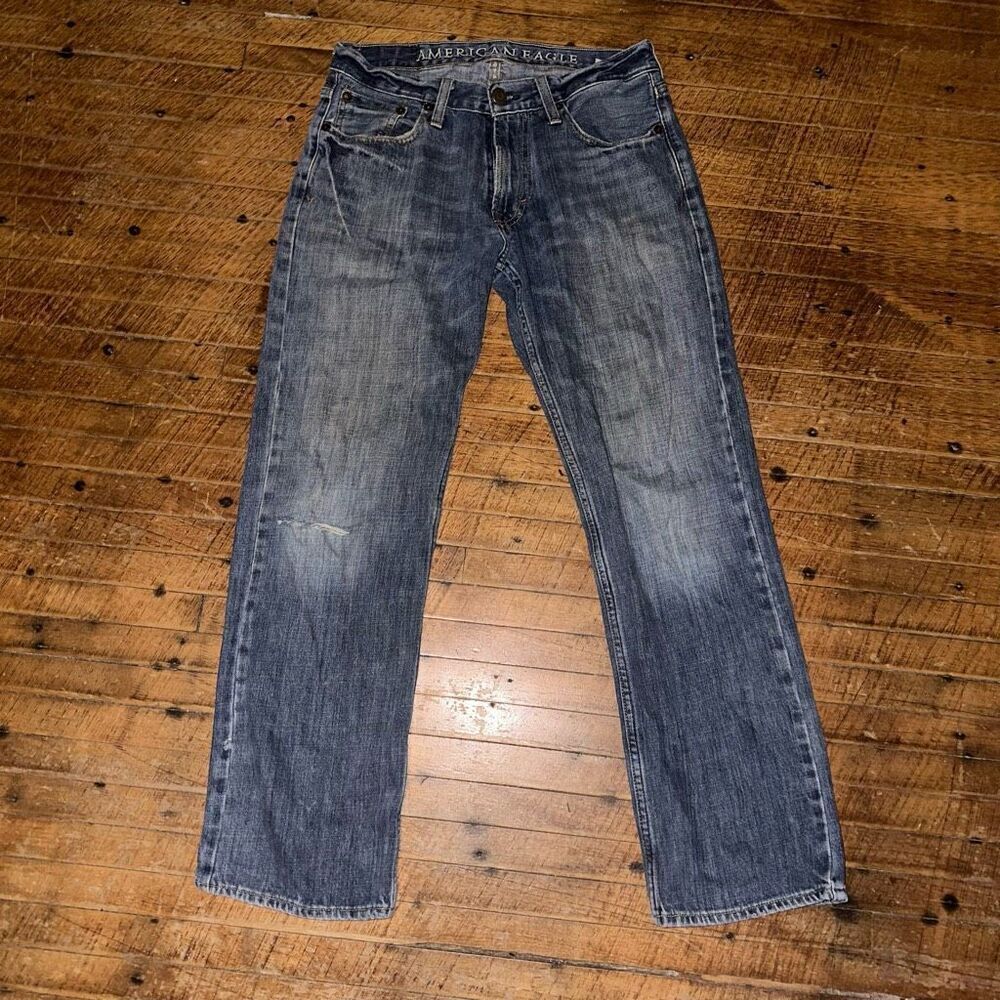 American Eagle Original Straight distressed 30x30 jeans